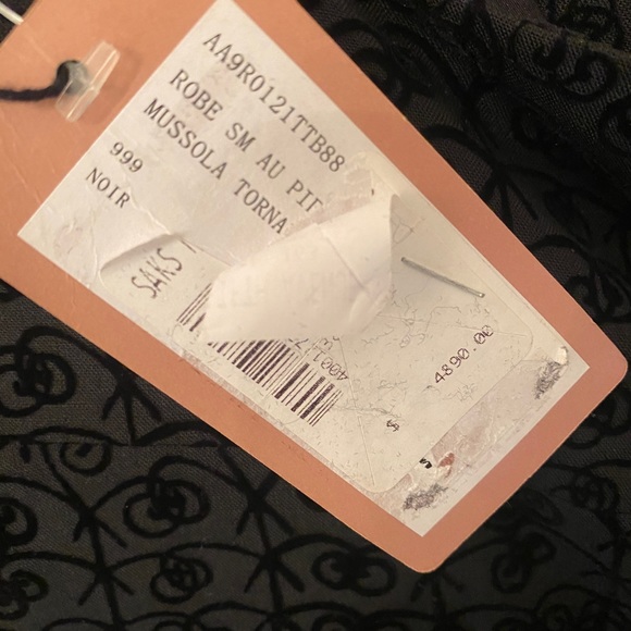 Alaïa black ball gown with velvet detail size 38 - Picture 6 of 11